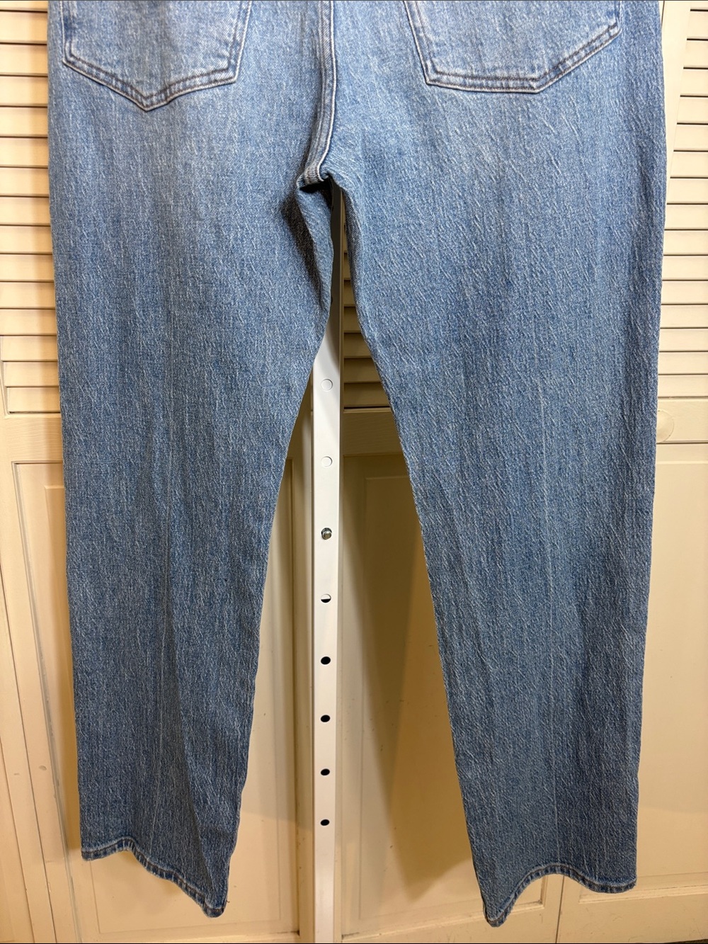 Madewell The '90s Straight Blue Rondell Wash Comfort Stretch Jean Size 30 - Picture 13 of 16